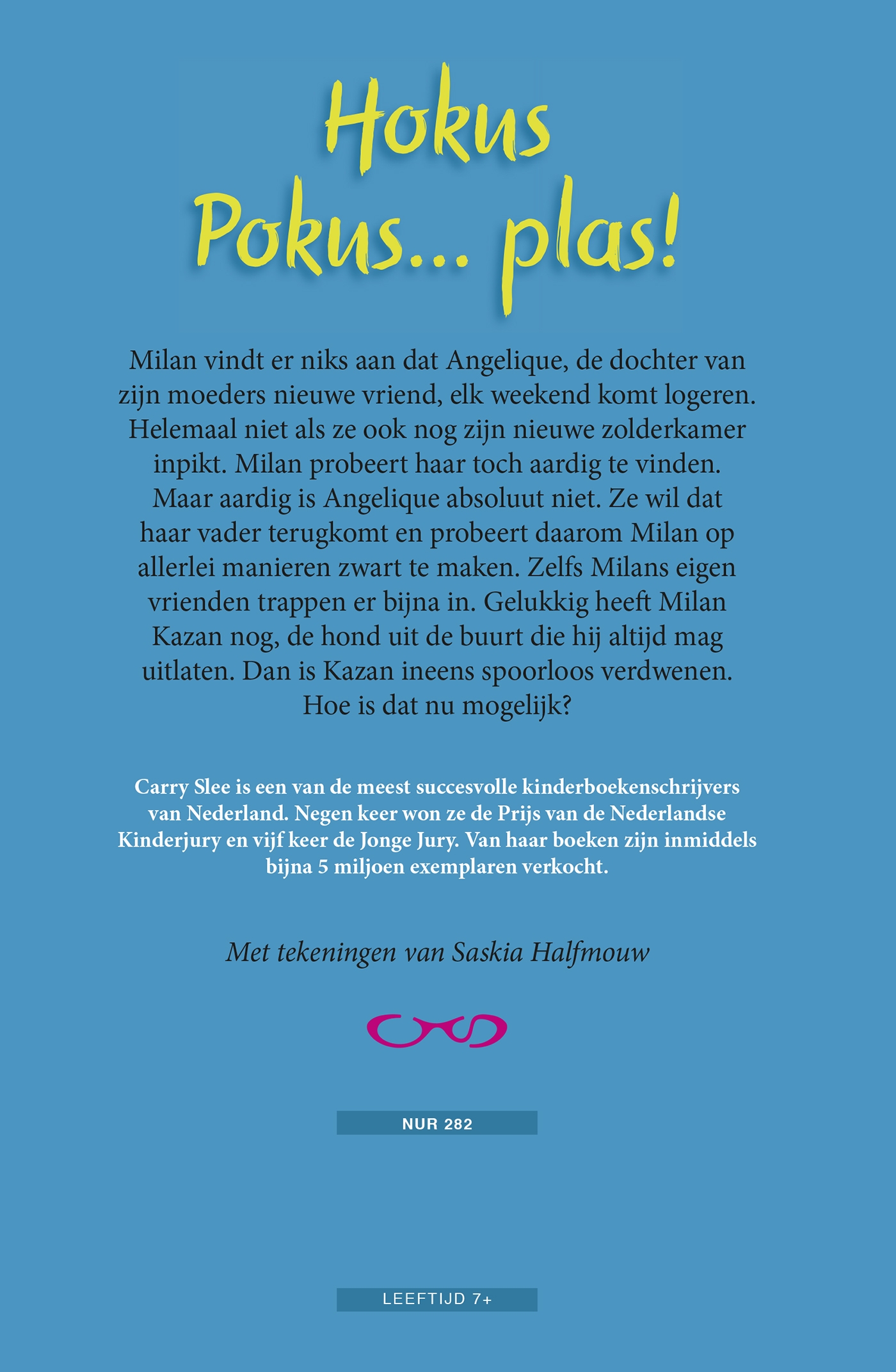 Achterkant van Hokus Pokus... plas!