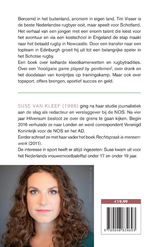 Achterkant van Tim Visser