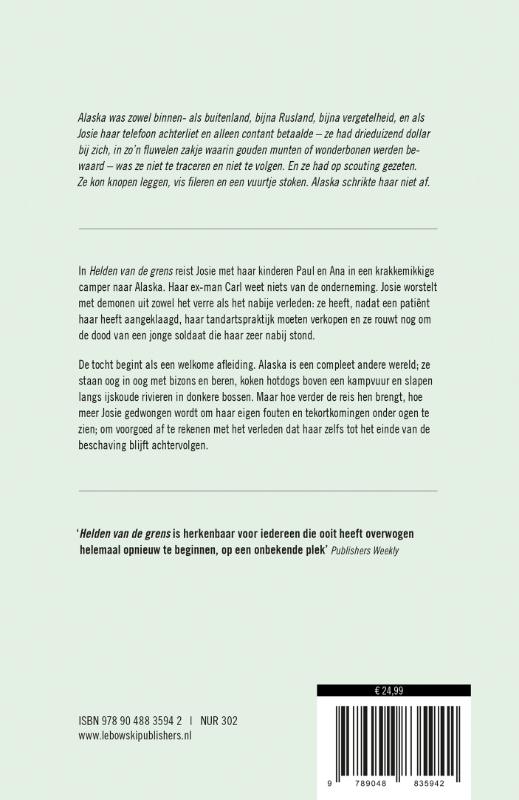 Achterkant van Helden van de grens