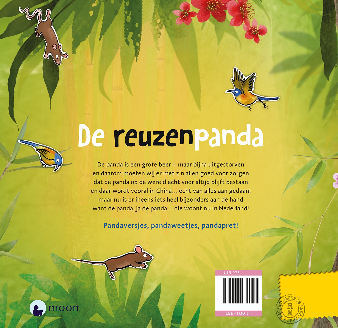 Achterkant van De reuzenpanda