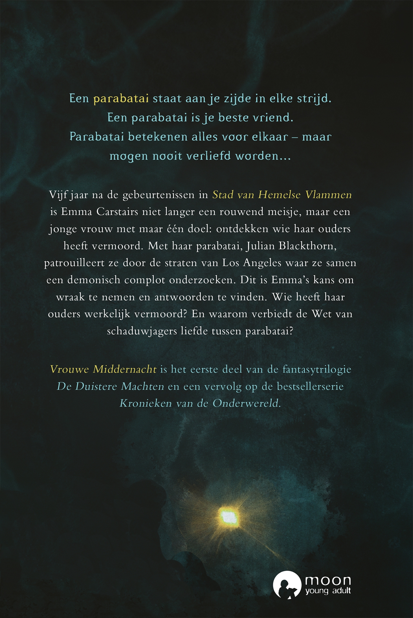 Achterkant van Vrouwe Middernacht