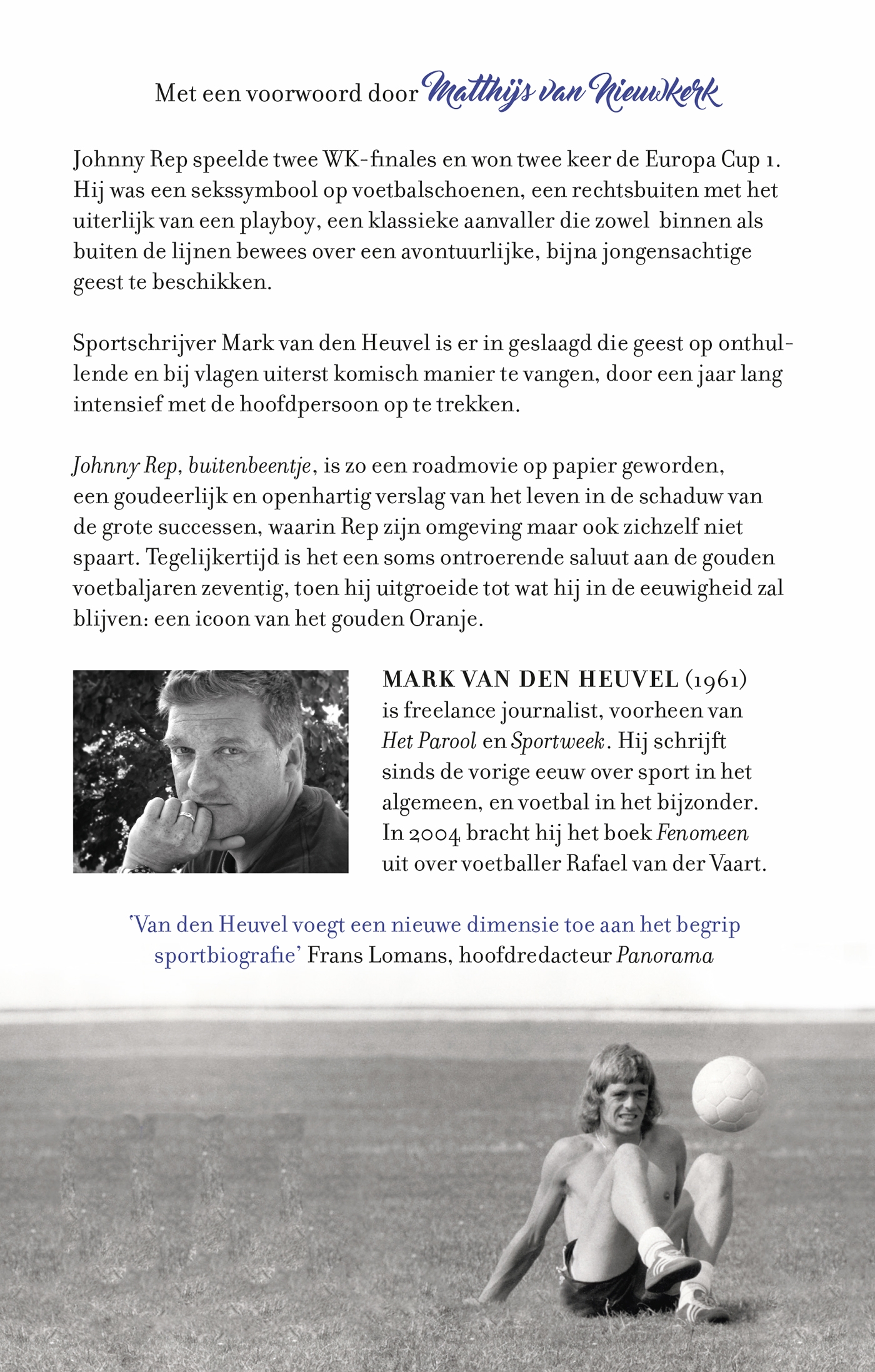 Achterkant van Vanuit het niets