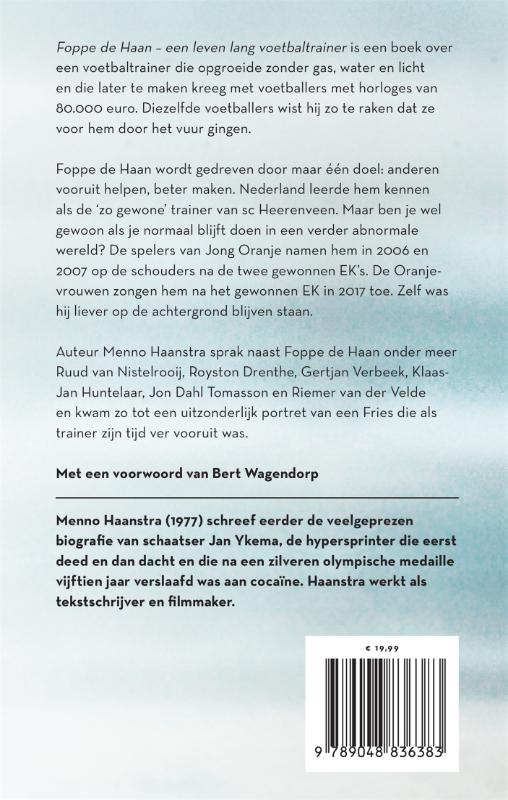 Achterkant van Foppe de Haan
