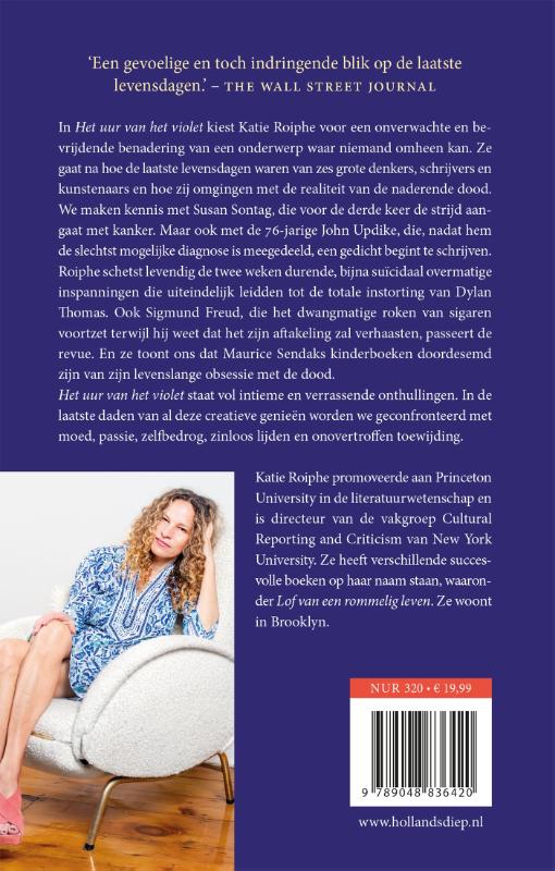Achterkant van Het uur van het violet