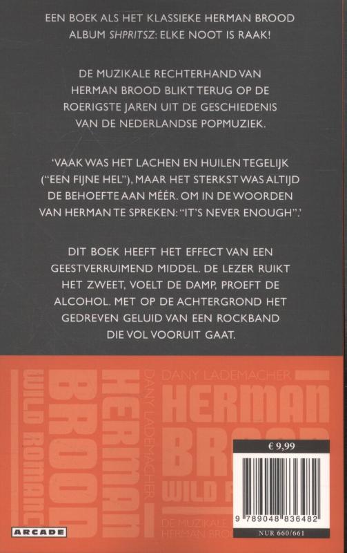 Achterkant van Herman Brood & Wild Romance