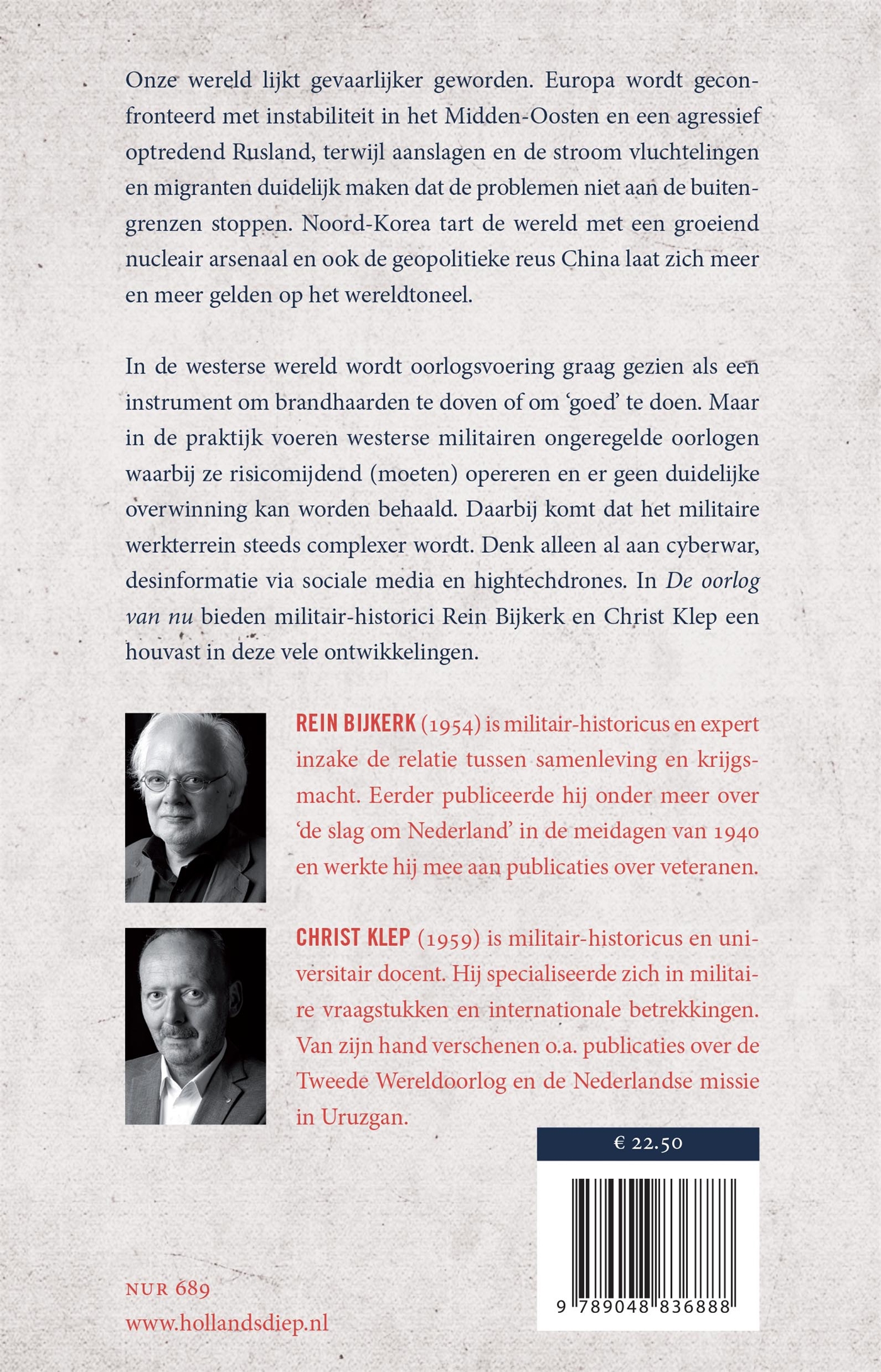 Achterkant van De oorlog van nu