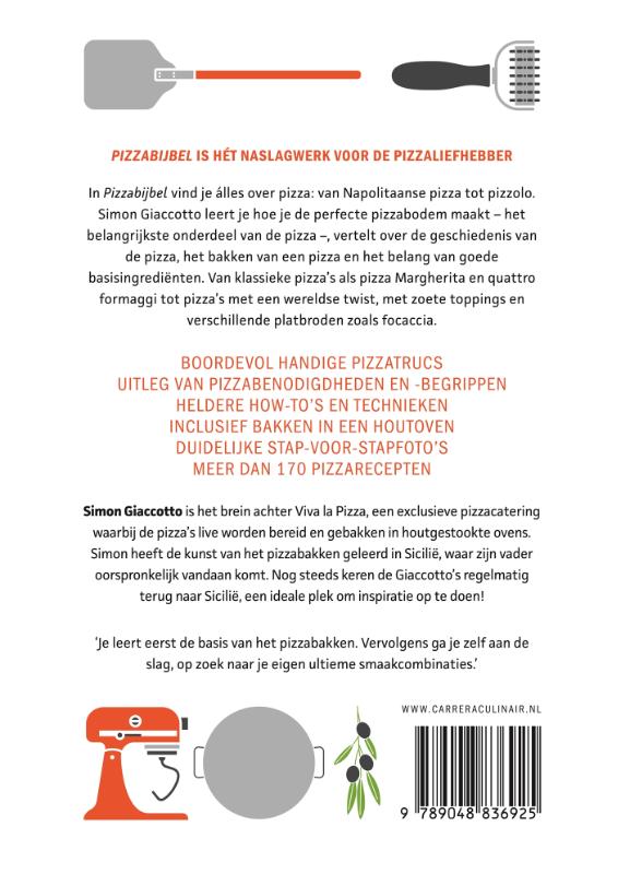 Achterkant van Pizzabijbel