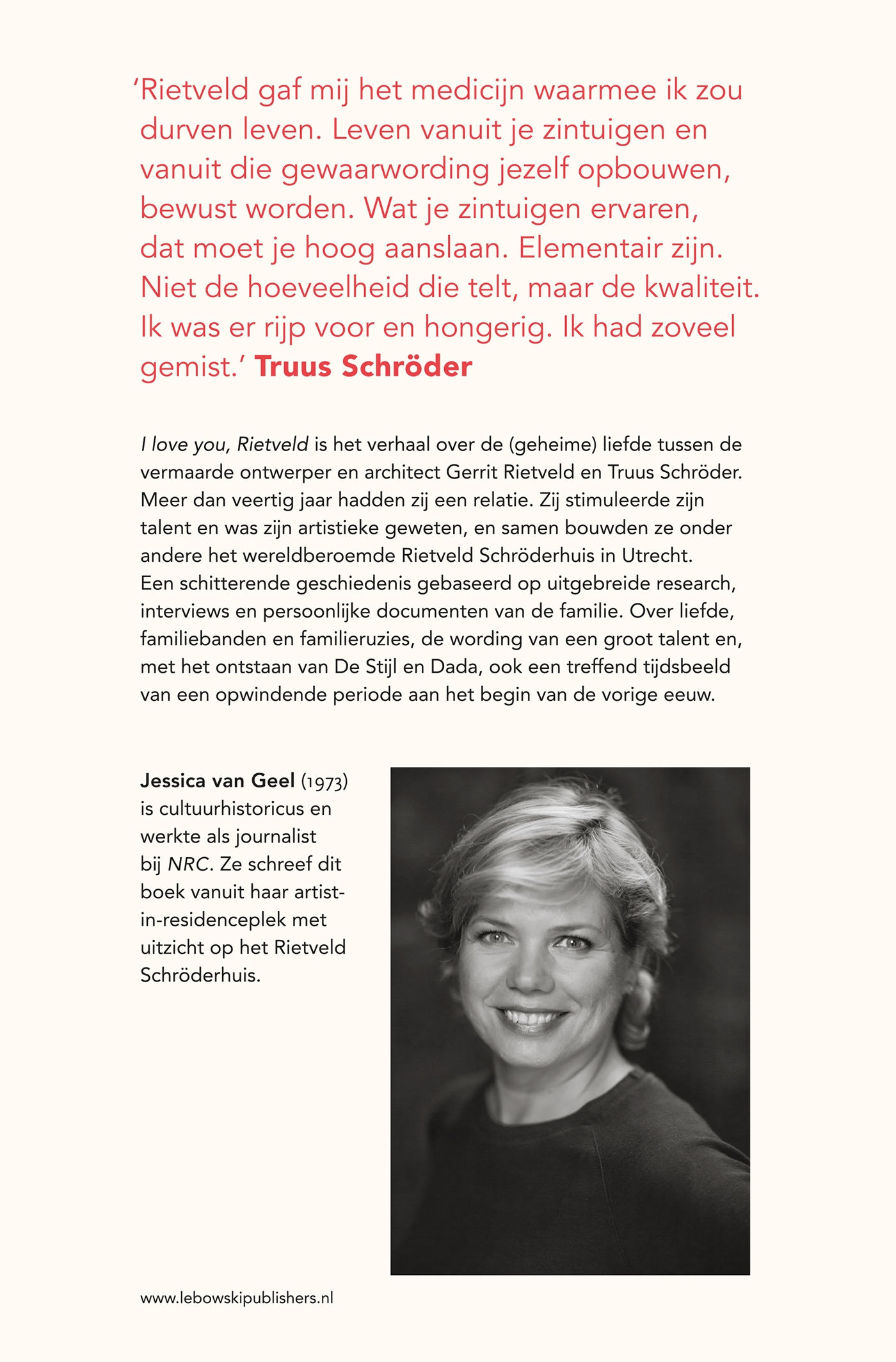 Achterkant van I love you, Rietveld