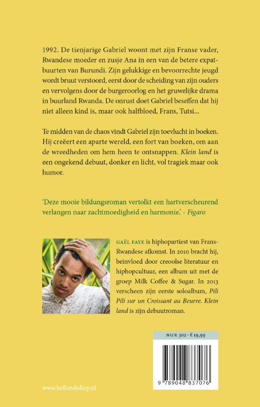 Achterkant van Klein land
