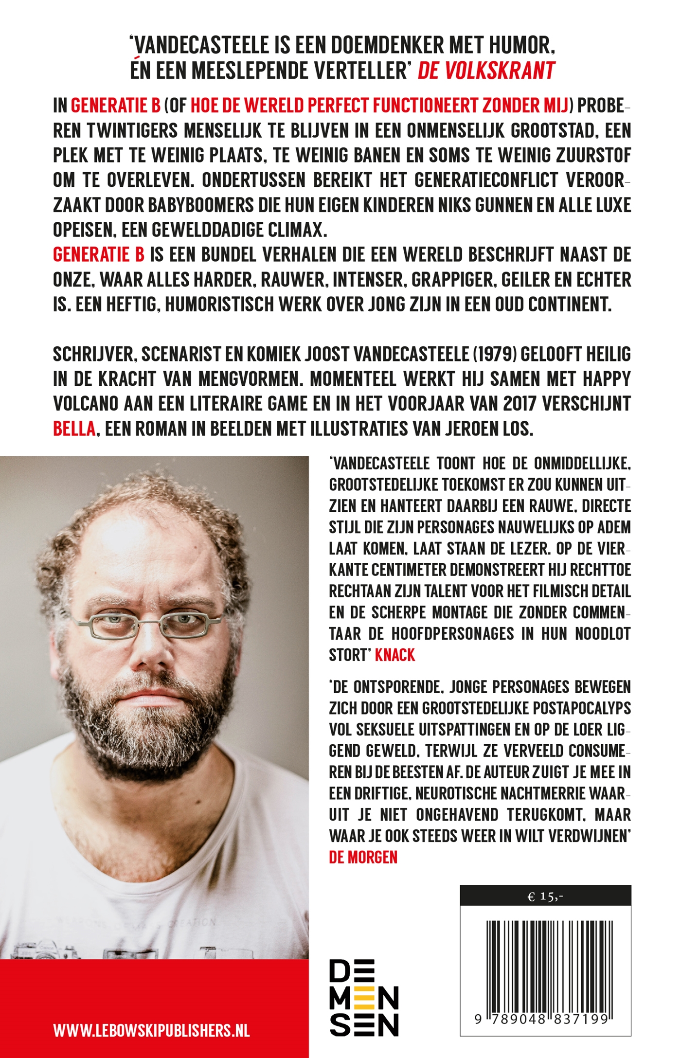 Achterkant van Generatie B