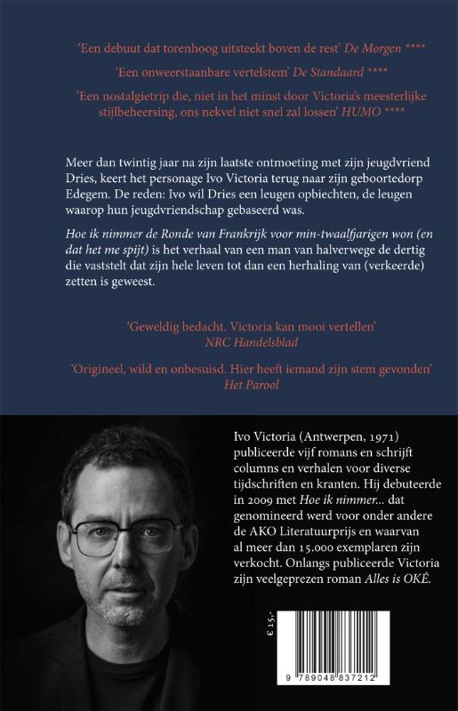Achterkant van Hoe ik nimmer de Ronde van Frankrijk voor min-twaalfjarigen won (en dat het me spijt)