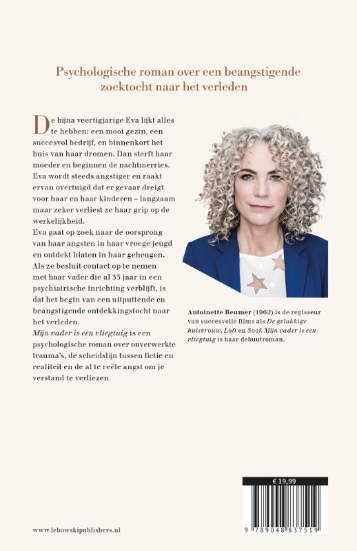 Achterkant van Mijn vader is een vliegtuig
