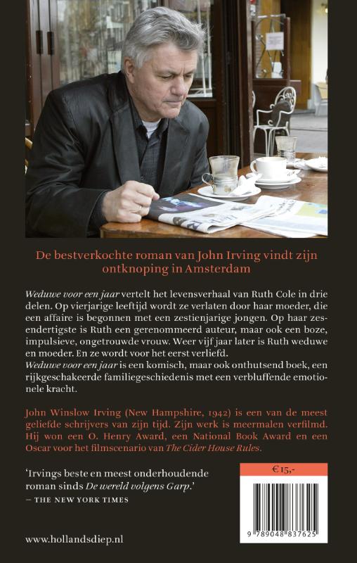 Achterkant van Weduwe voor een jaar