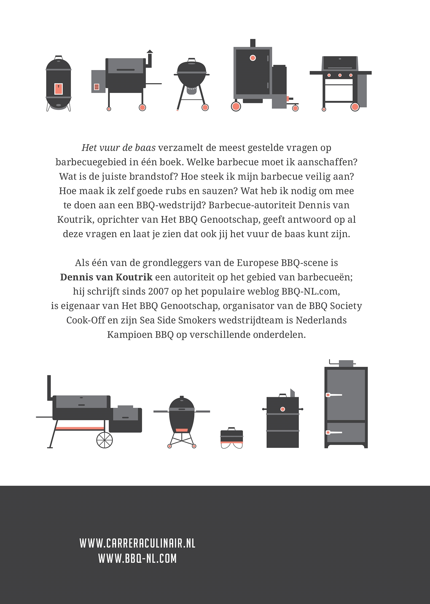 Achterkant van Het vuur de baas