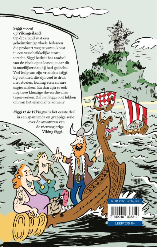Achterkant van De vloek van Freya