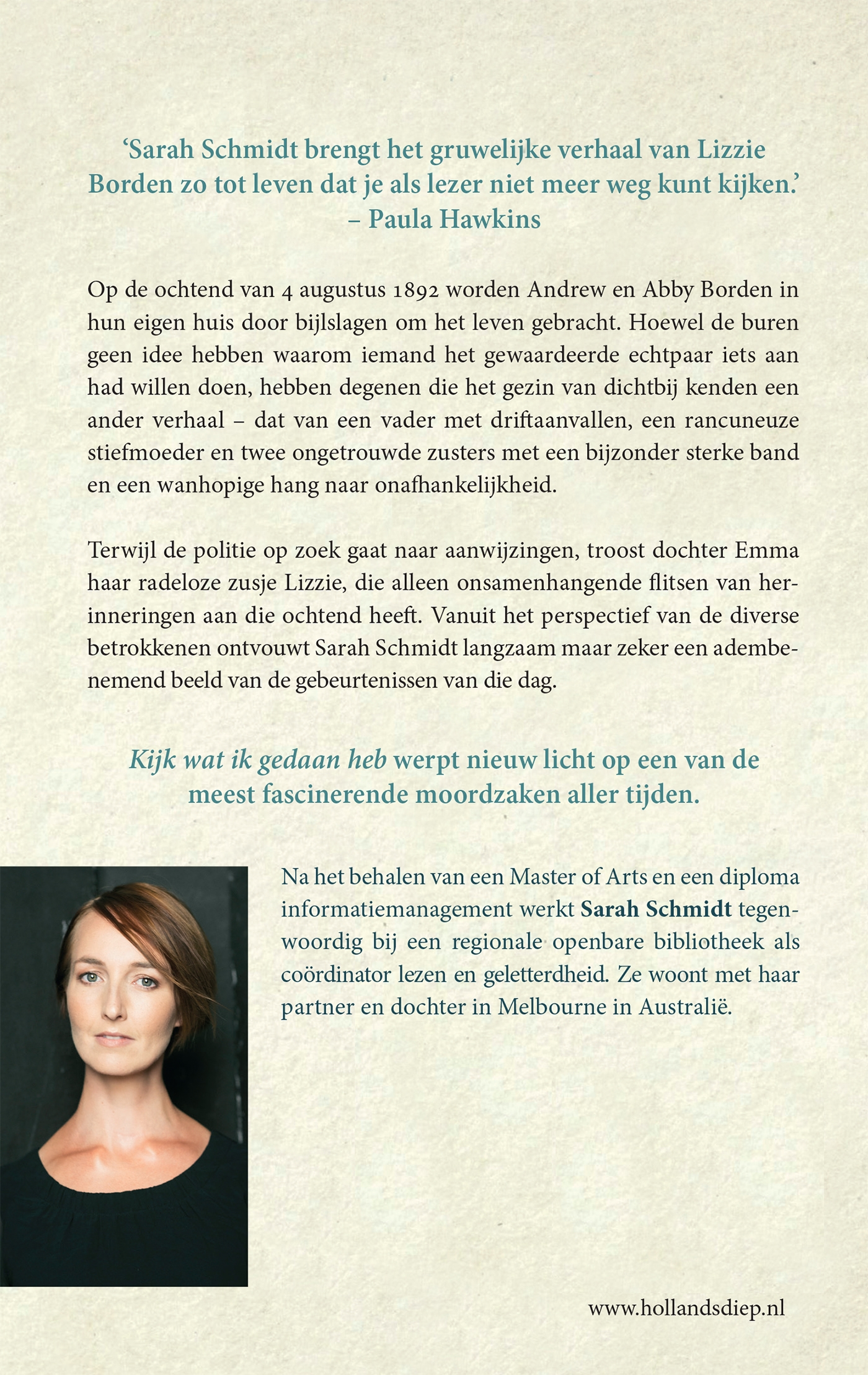 Achterkant van Kijk wat ik gedaan heb