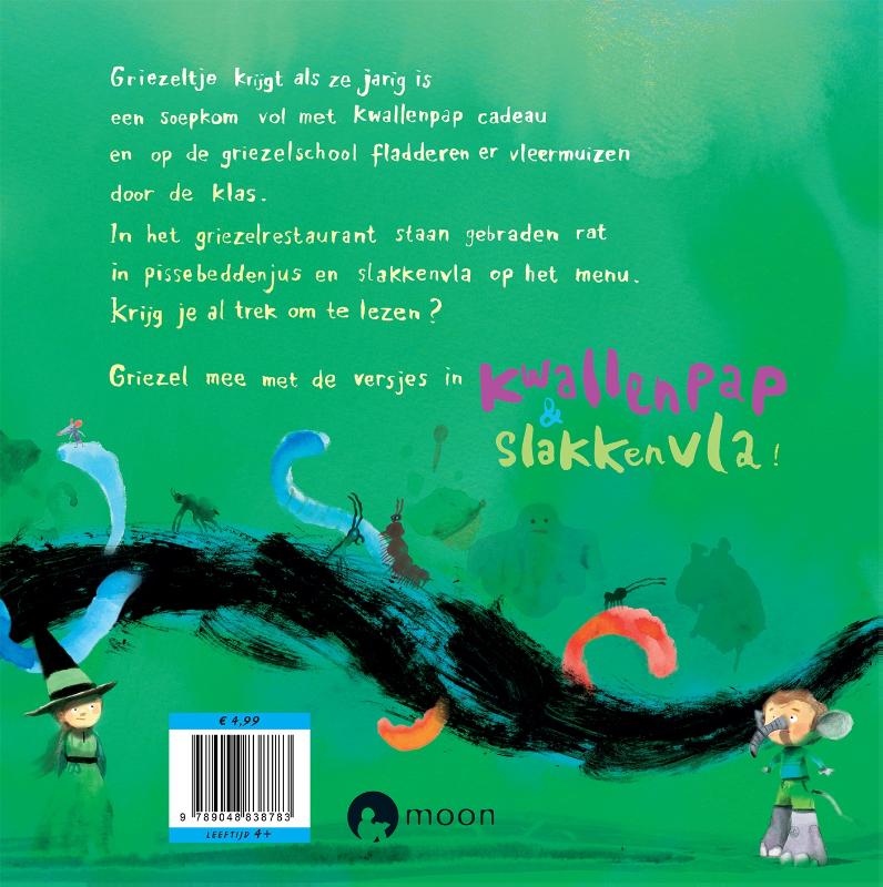 Achterkant van Kwallenpap & slakkenvla