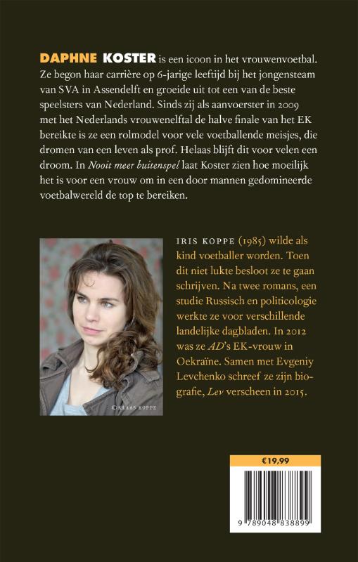 Achterkant van Daphne Koster
