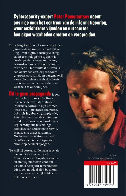 Achterkant van Dit is geen propaganda