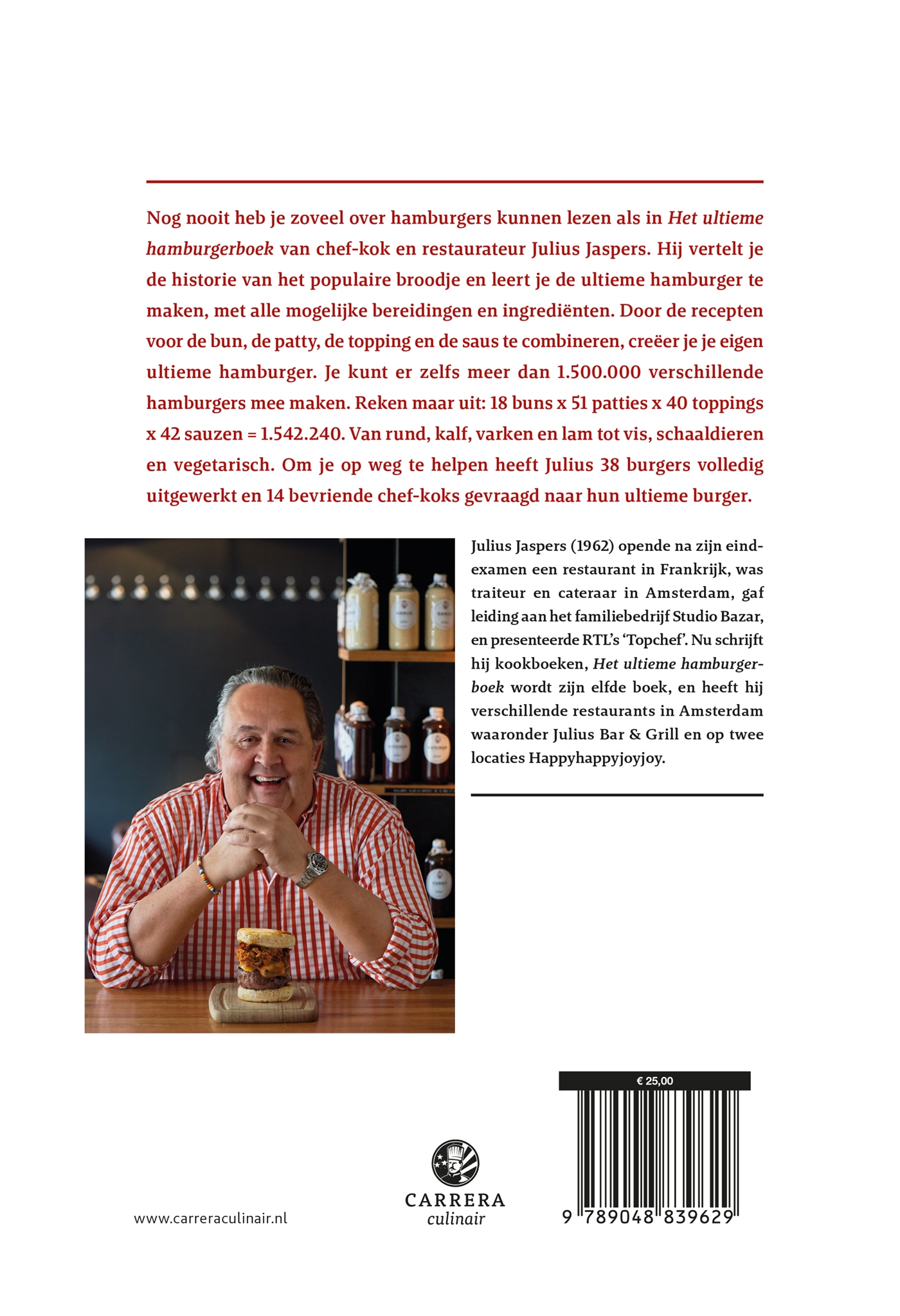 Achterkant van Het ultieme hamburgerboek