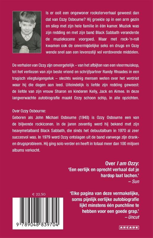 Achterkant van I am Ozzy