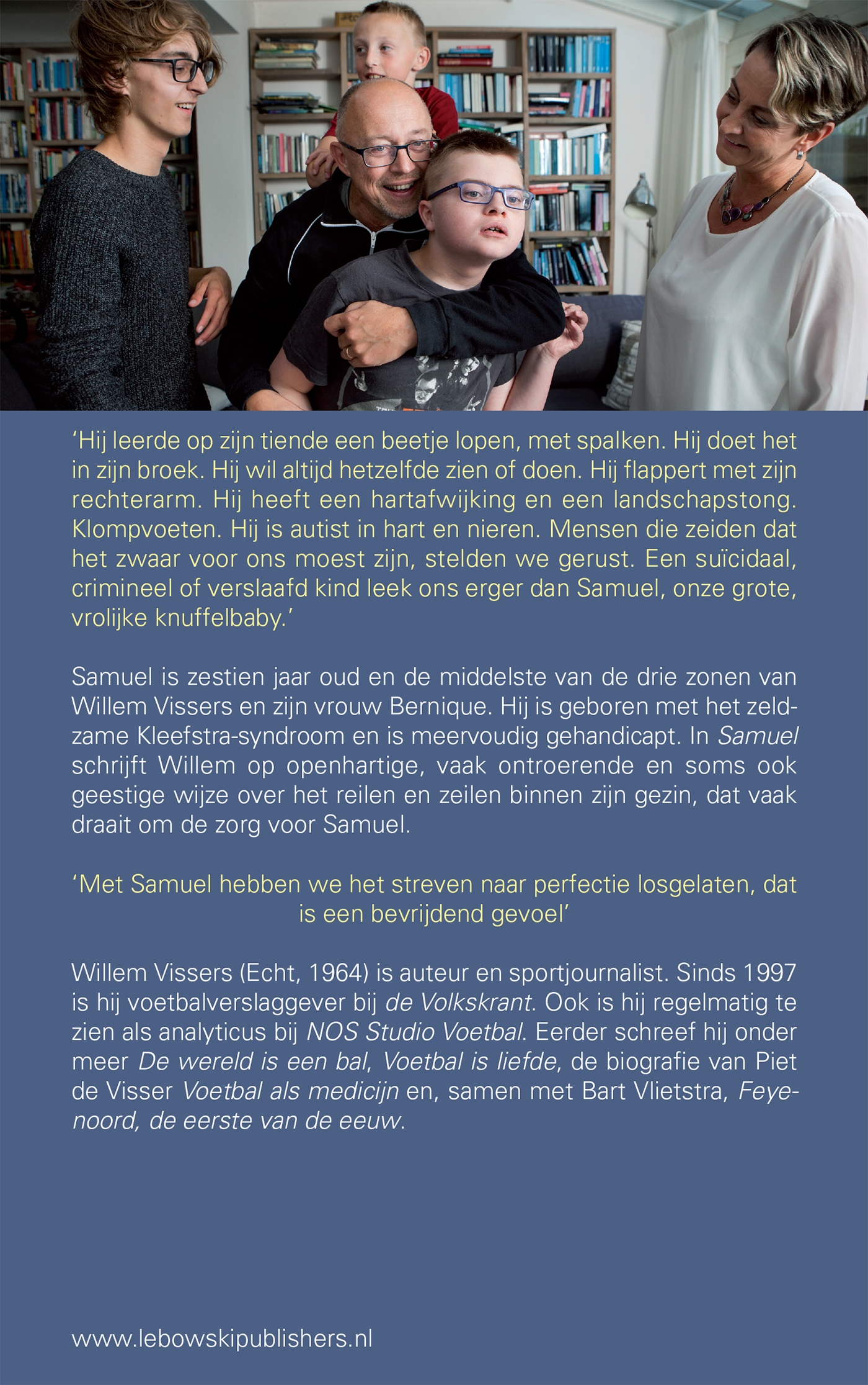 Achterkant van Samuel