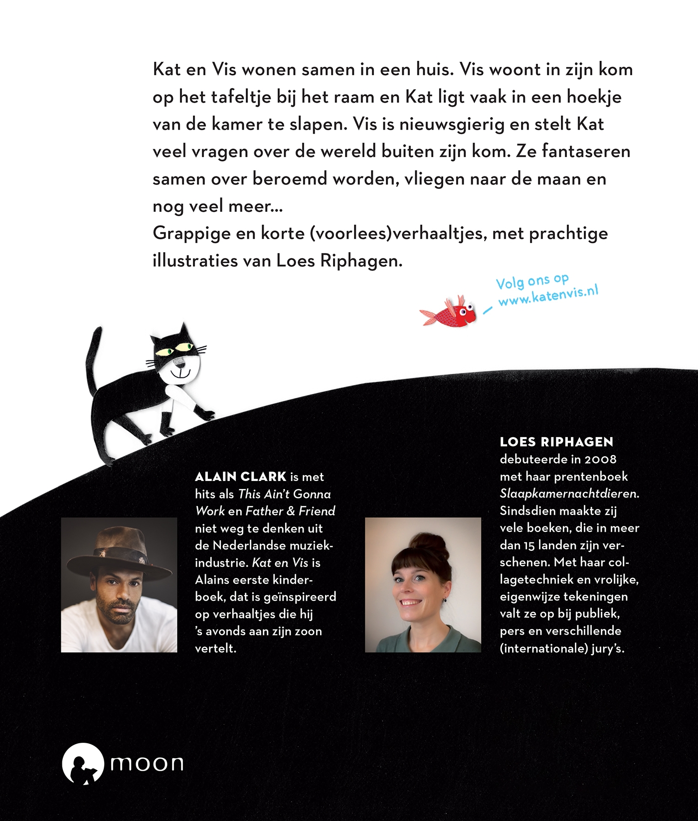 Achterkant van Kat en Vis