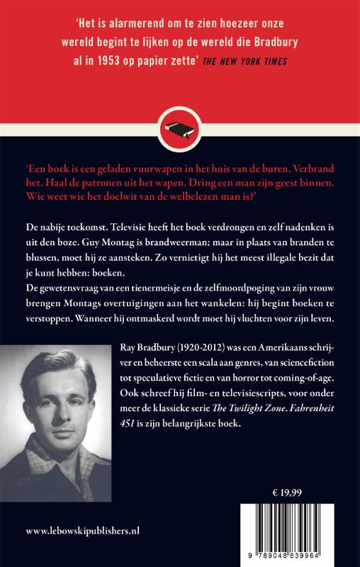 Achterkant van Fahrenheit 451