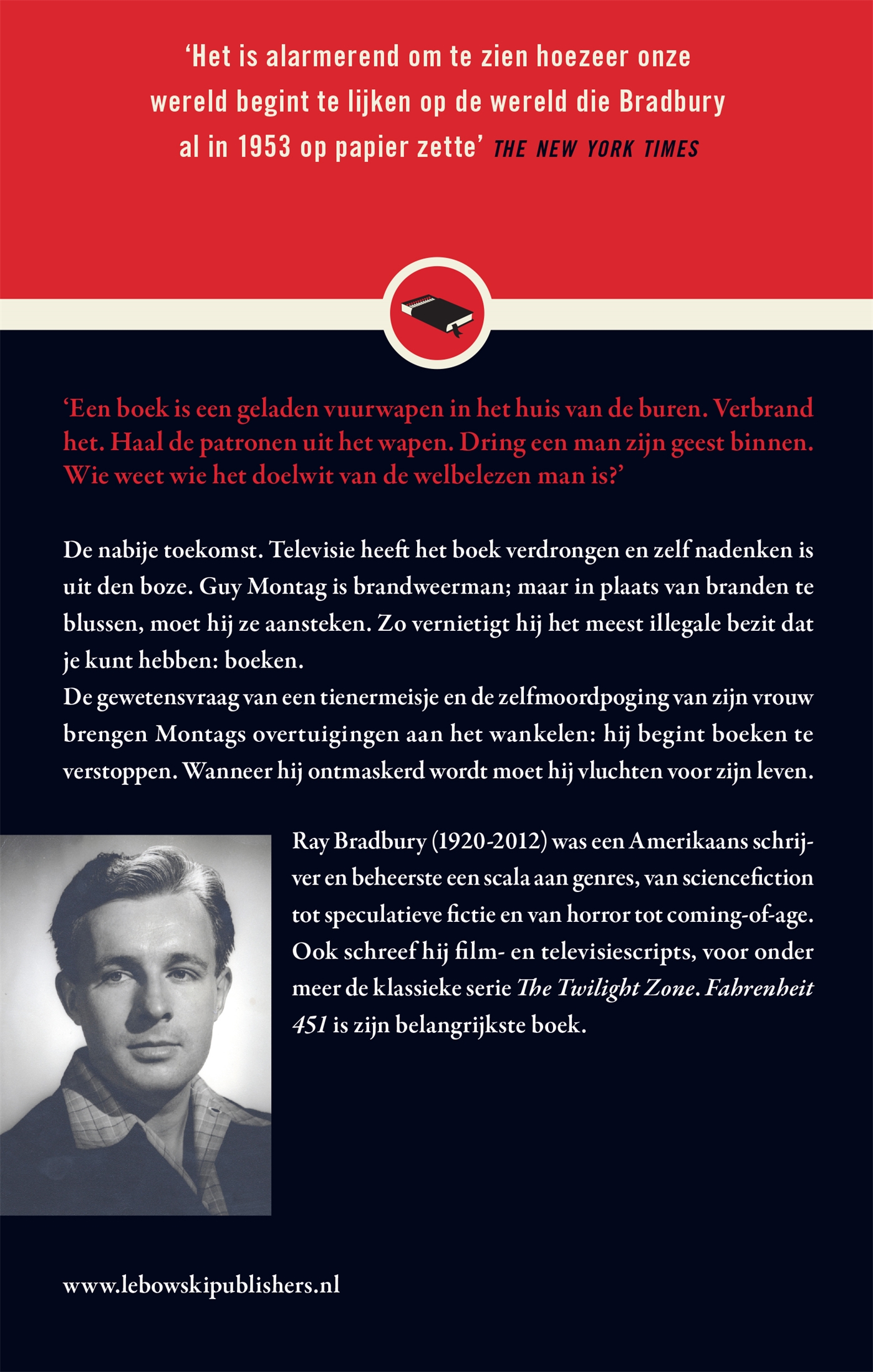 Achterkant van Fahrenheit 451