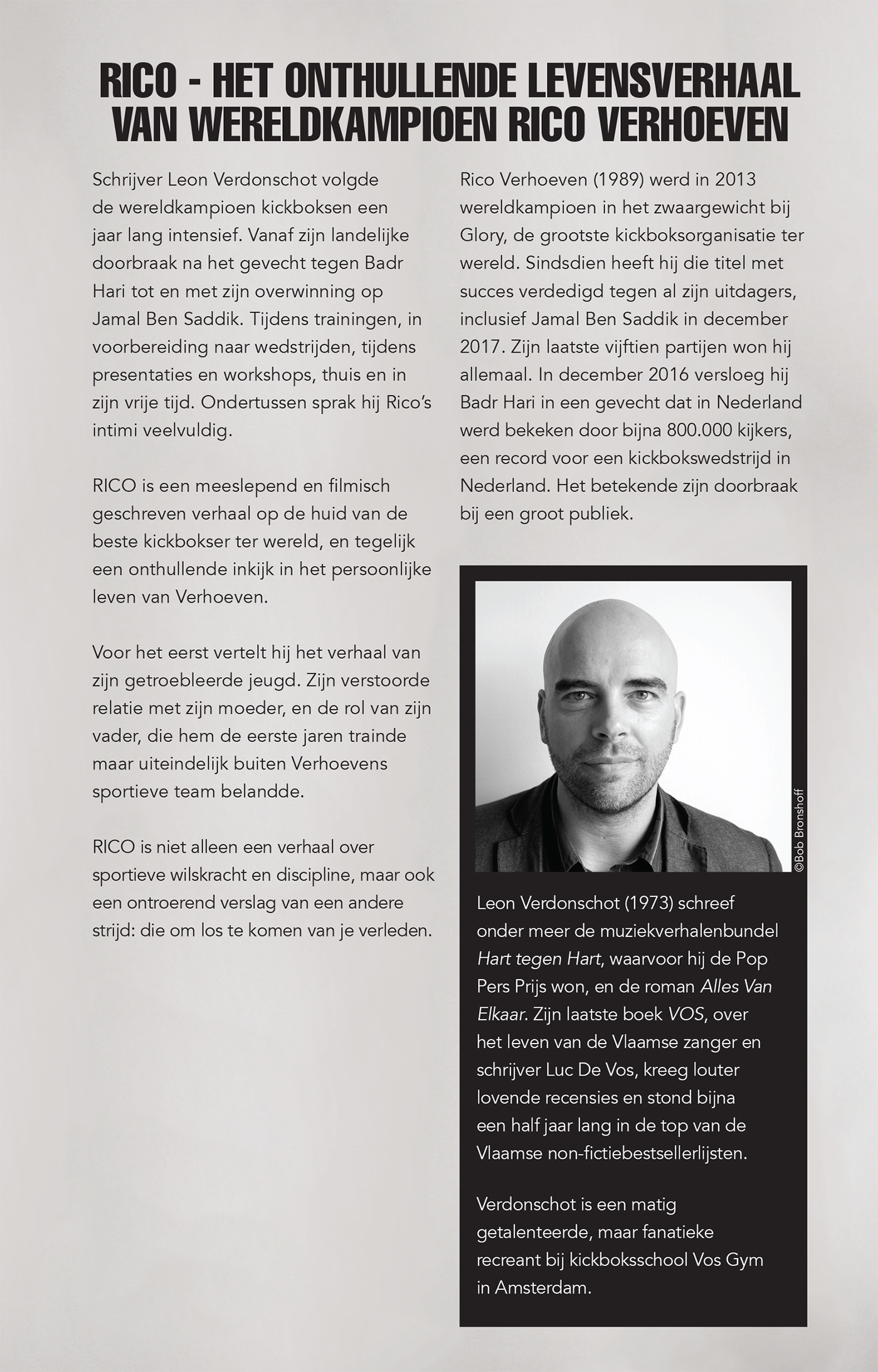Achterkant van Rico