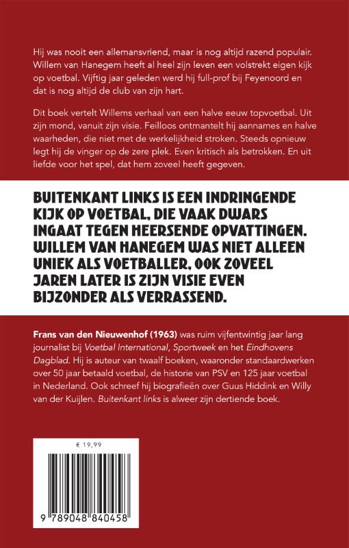 Achterkant van Willem van Hanegem