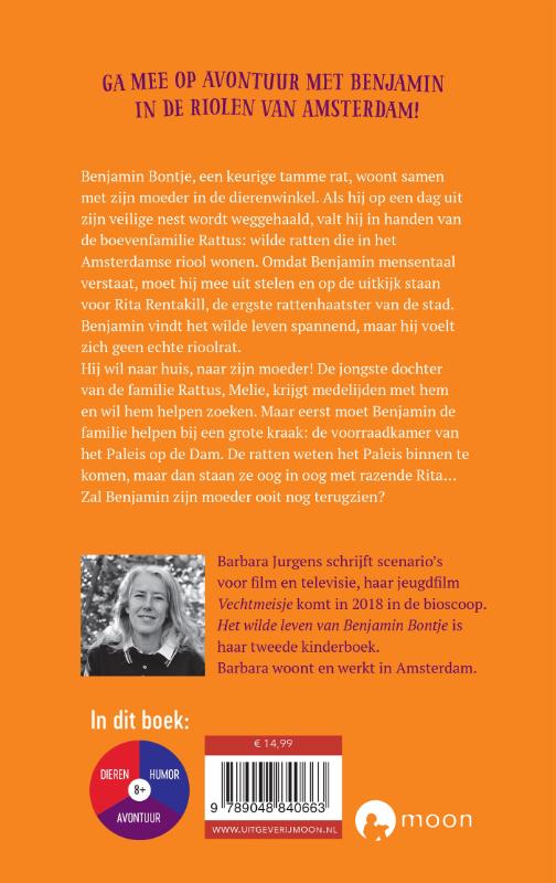 Achterkant van Het wilde leven van Benjamin Bontje