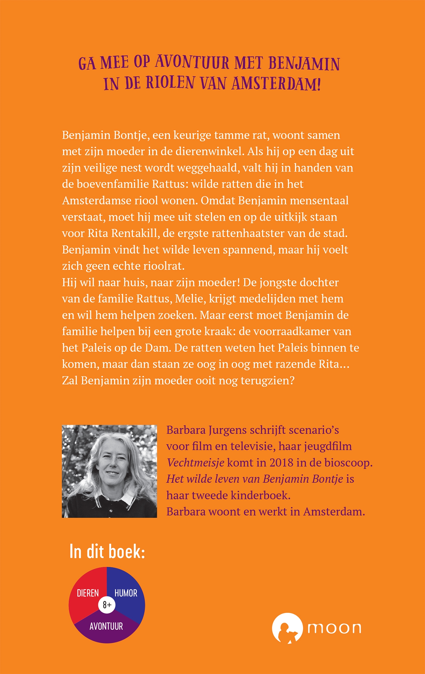 Achterkant van Het wilde leven van Benjamin Bontje