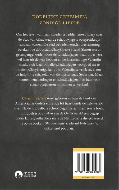 Achterkant van Stad van Glas