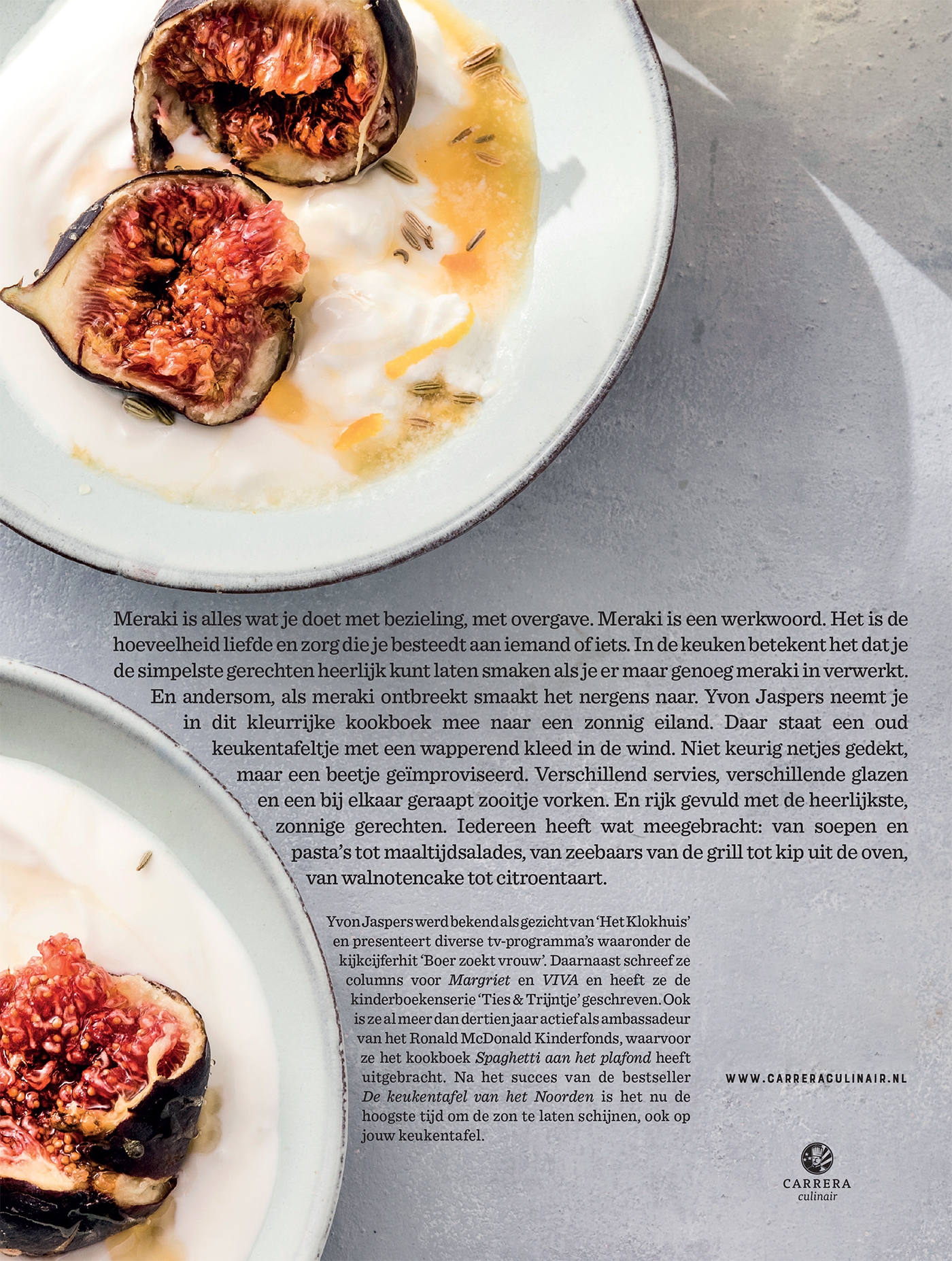 Achterkant van Zomers koken met Yvon