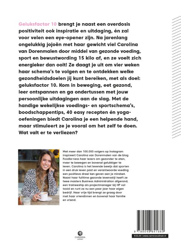 Achterkant van Geluksfactor 10