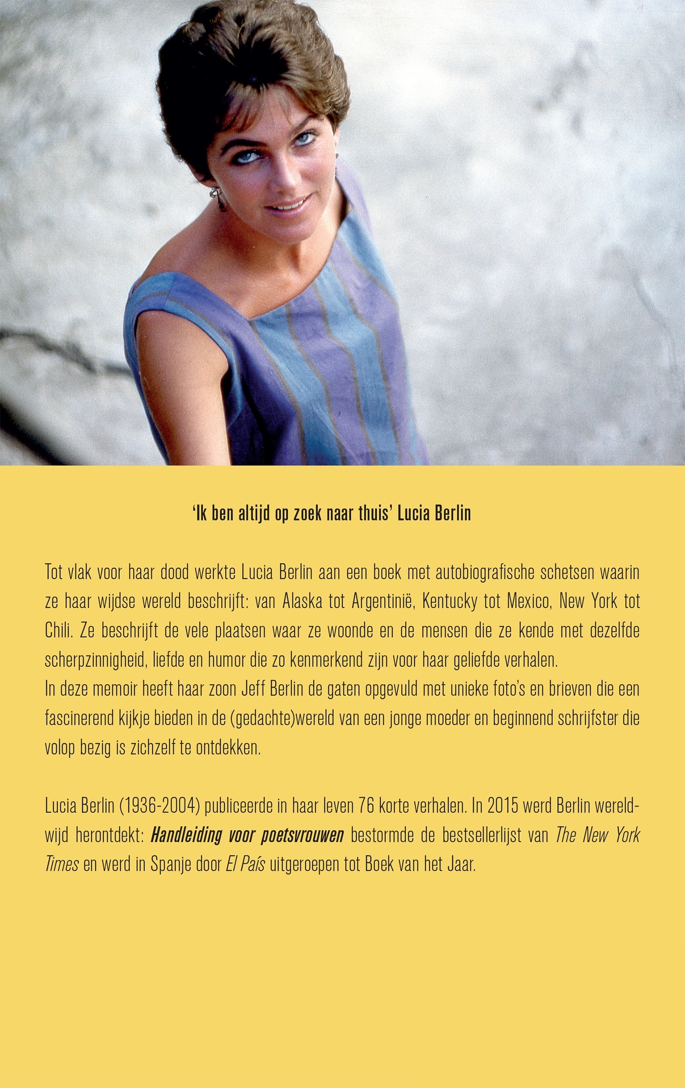 Achterkant van Welkom thuis