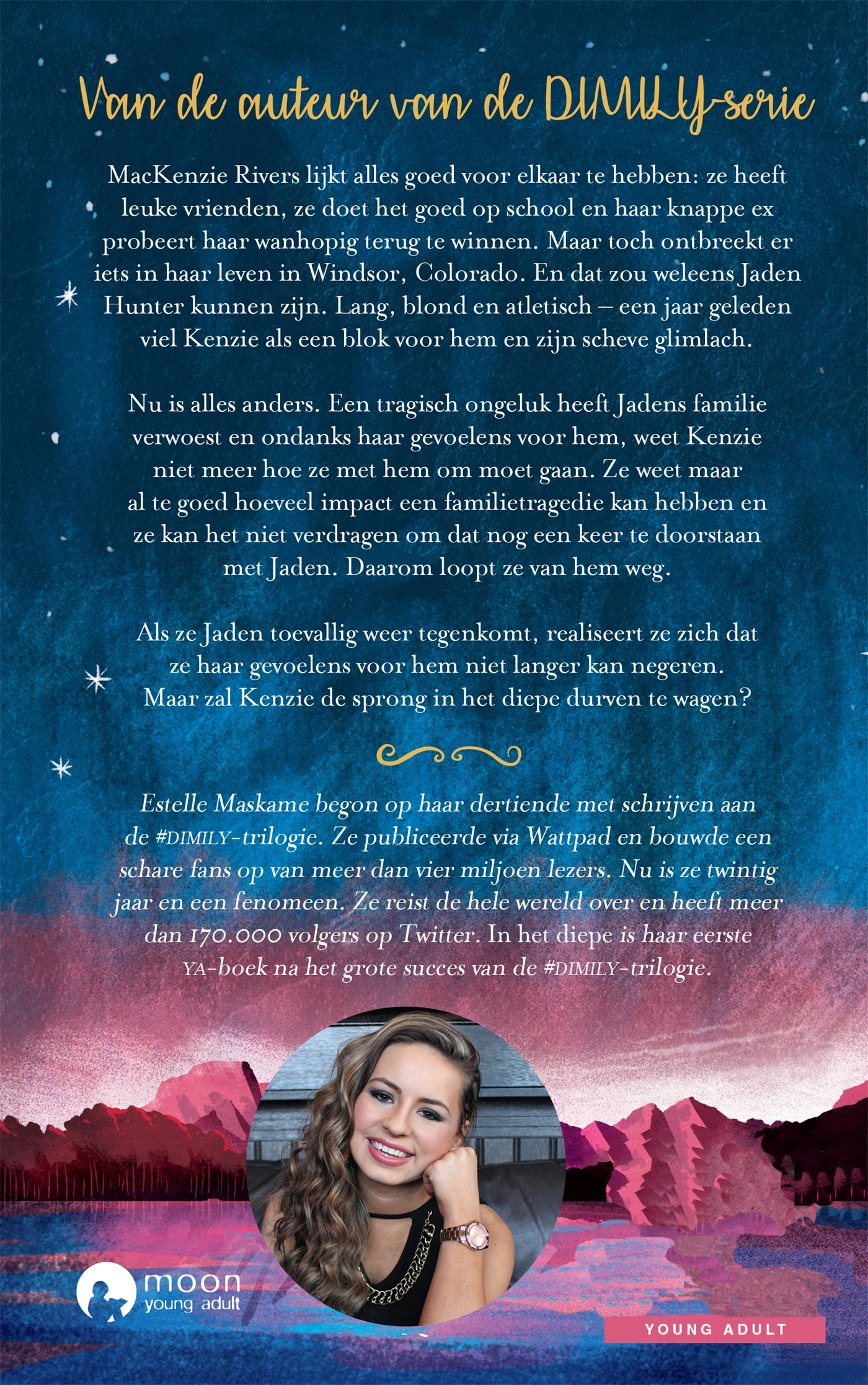 Achterkant van In het diepe