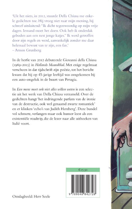 Achterkant van Een mens moet ook niet alles willen weten