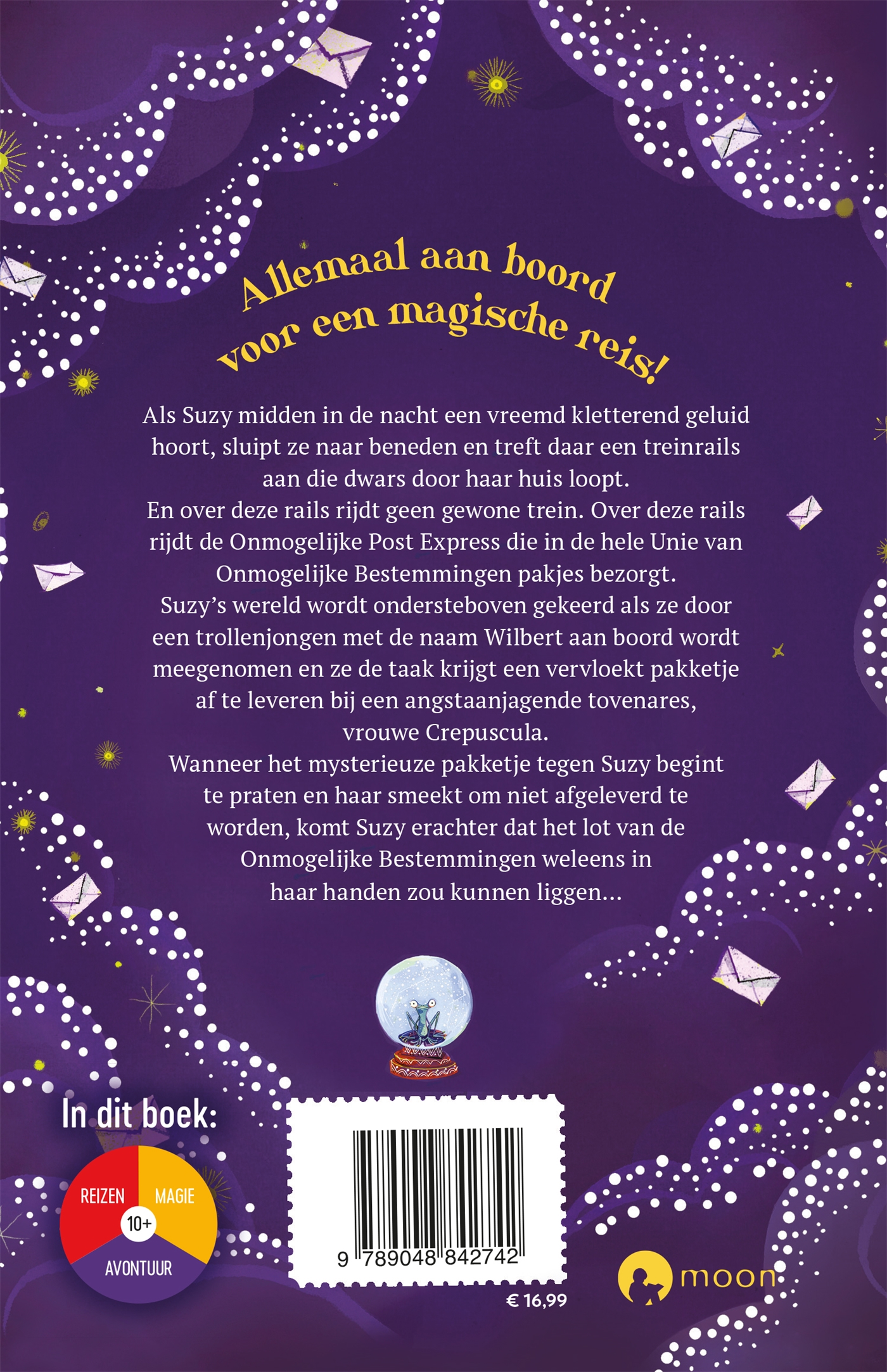 Achterkant van De trein naar onmogelijke bestemmingen