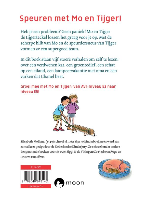Achterkant van Mo en Tijger lossen het op