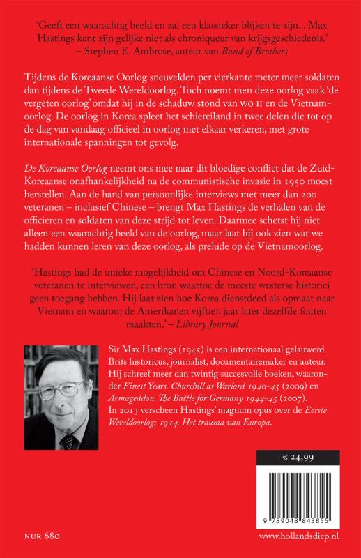 Achterkant van De Koreaanse Oorlog