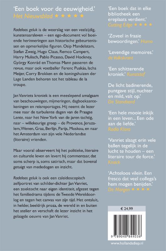 Achterkant van Radeloos geluk
