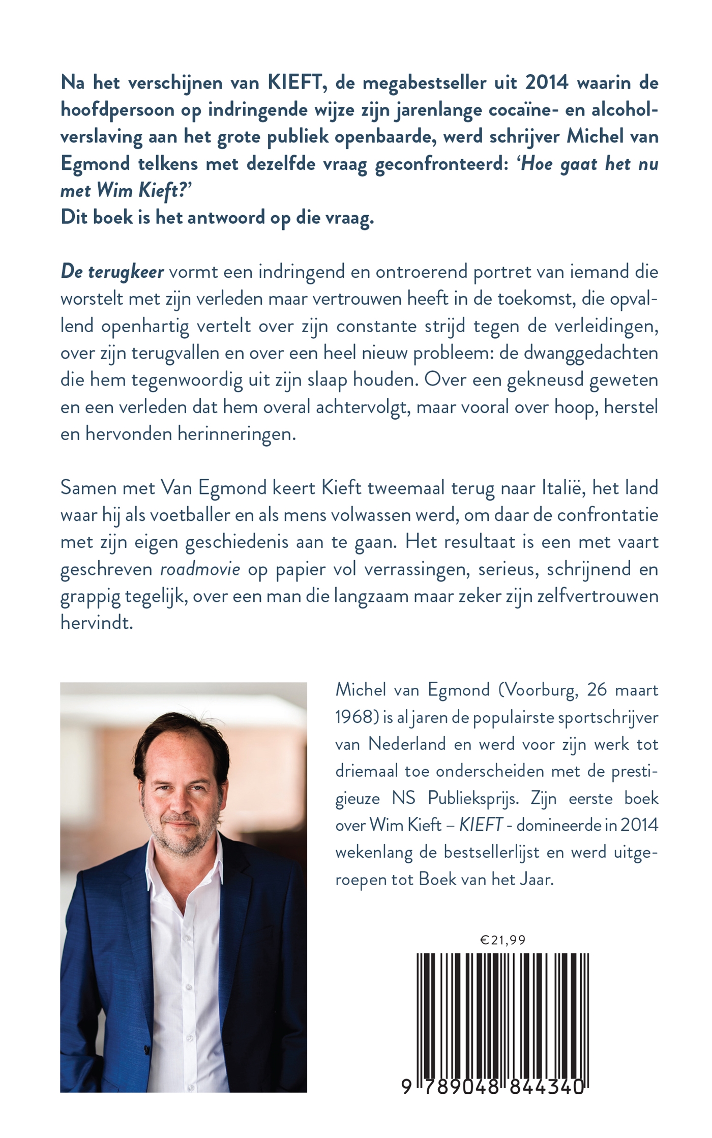 Achterkant van Wim Kieft