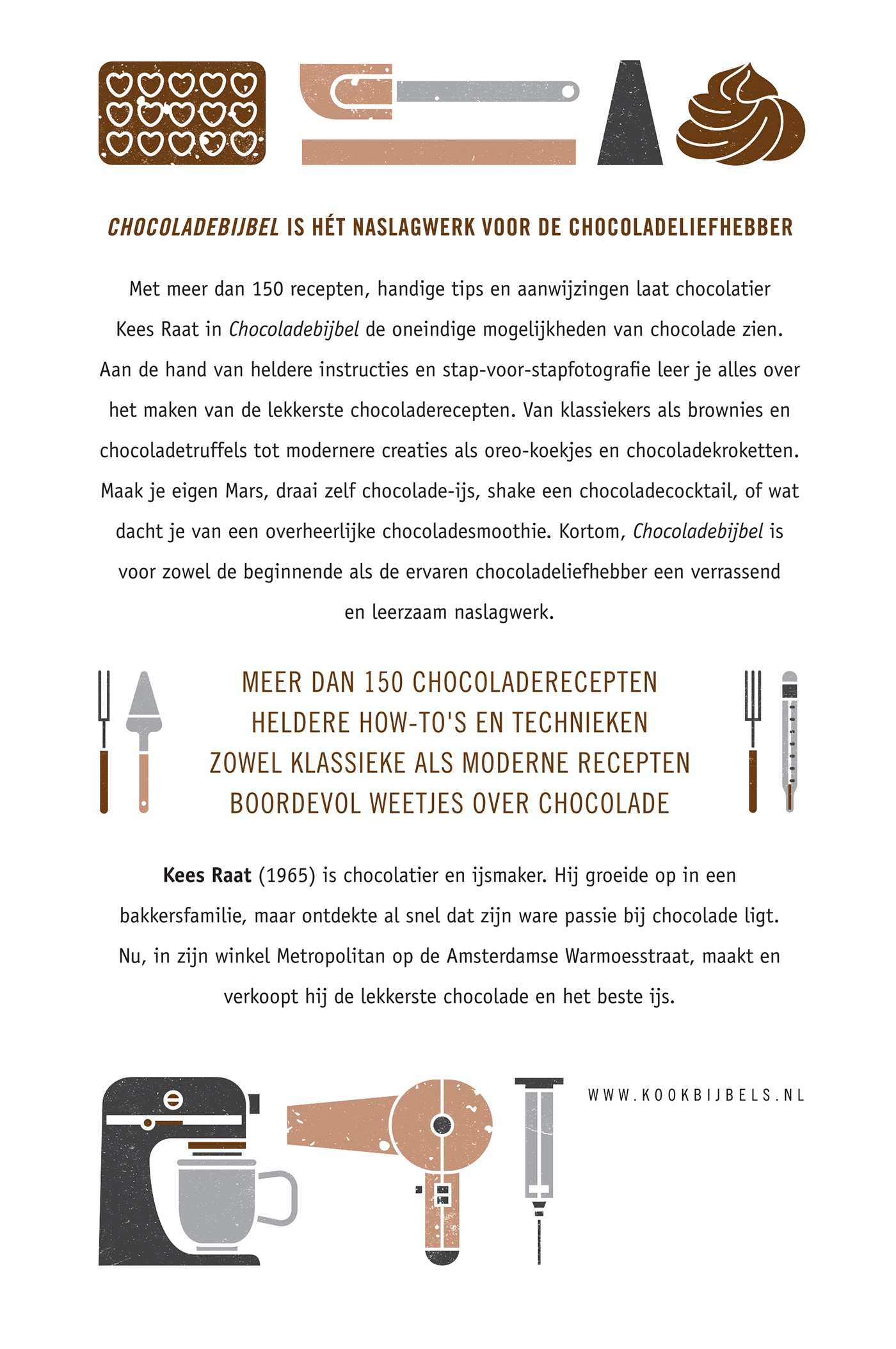 Achterkant van Chocoladebijbel