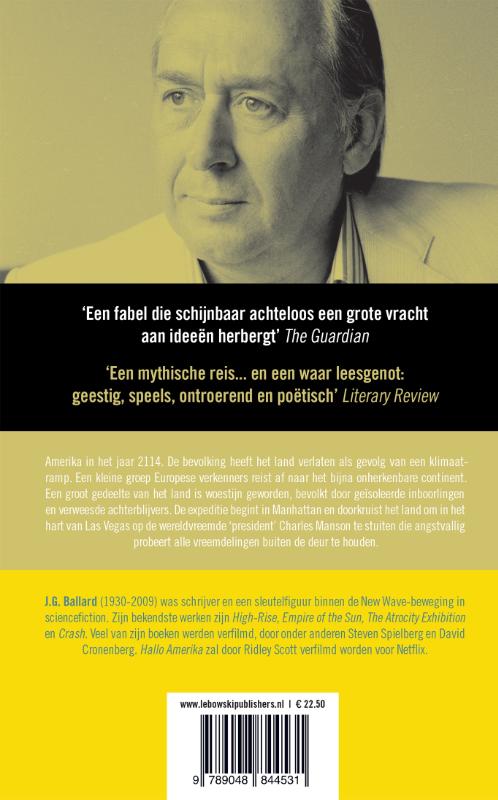 Achterkant van Hallo Amerika