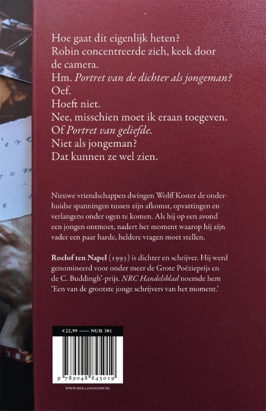 Achterkant van Een zoon van