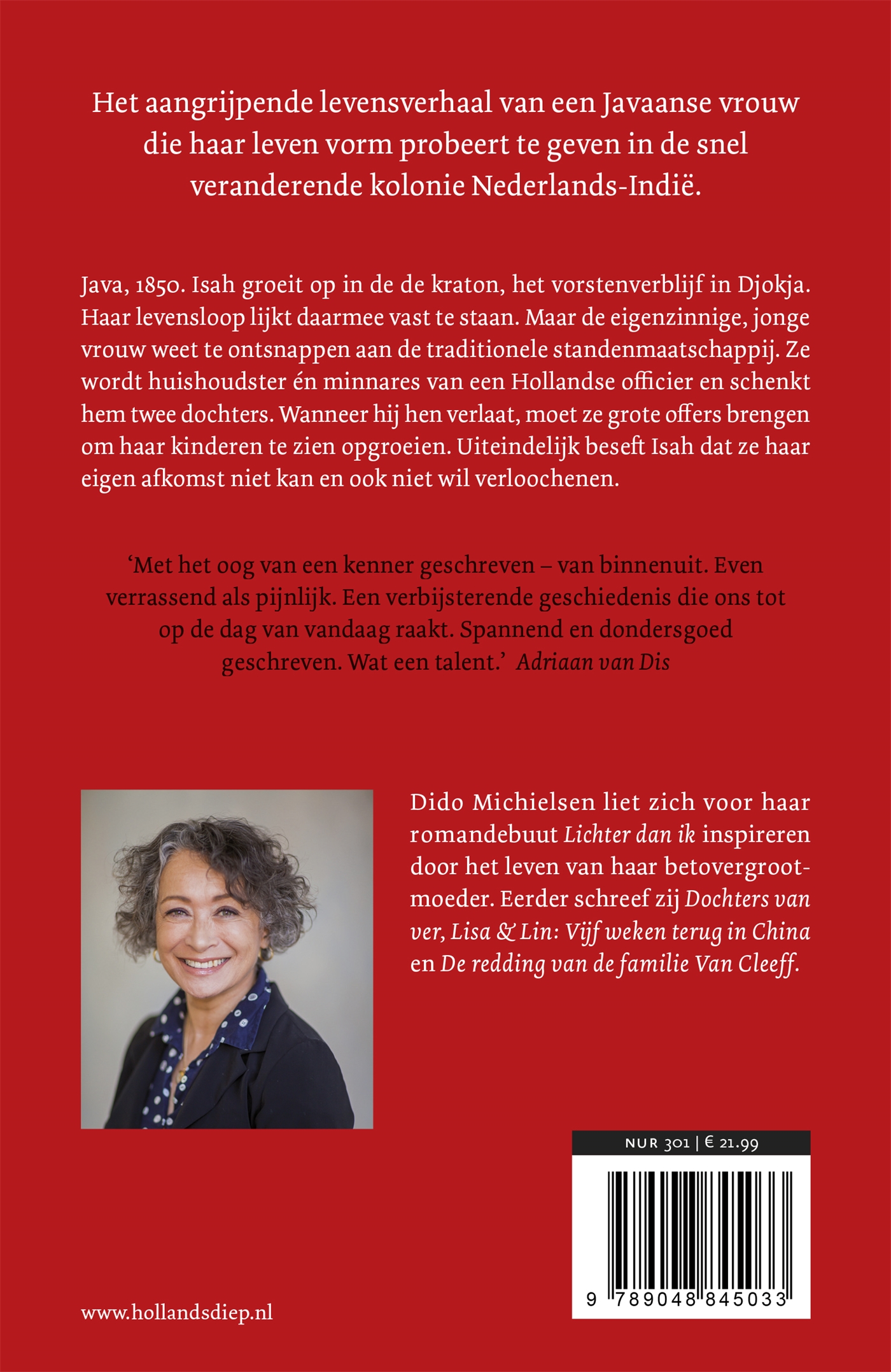 Achterkant van Lichter dan ik