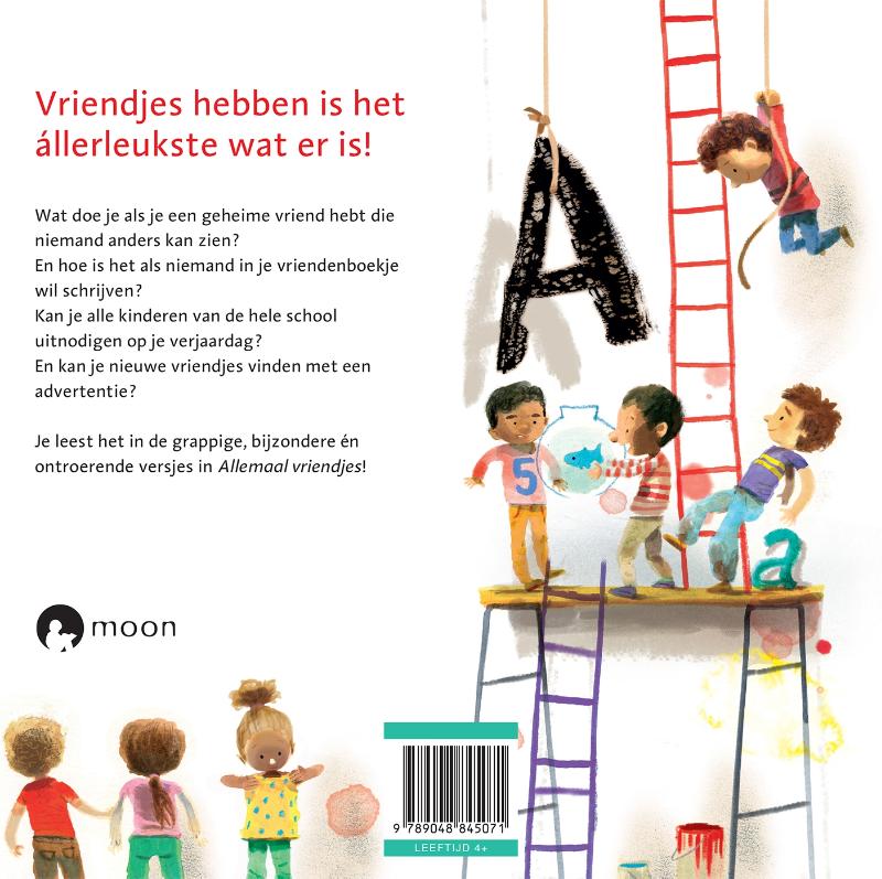 Achterkant van Allemaal vriendjes