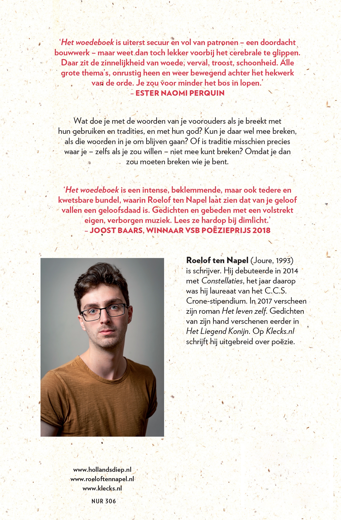 Achterkant van Het woedeboek